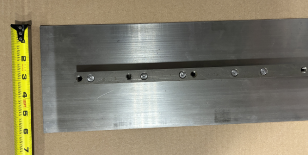 Finish Blade  6" x 23" x .094  Trowel 10' Rider - Image 4