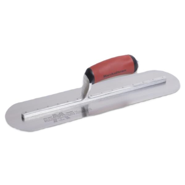 14" x 4" Fully Rounded Finishing Trowel High Carbon Steel