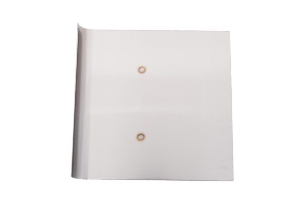 6" x 6" SS Straight End Edger    1/2" R -  5/8" L - Image 2